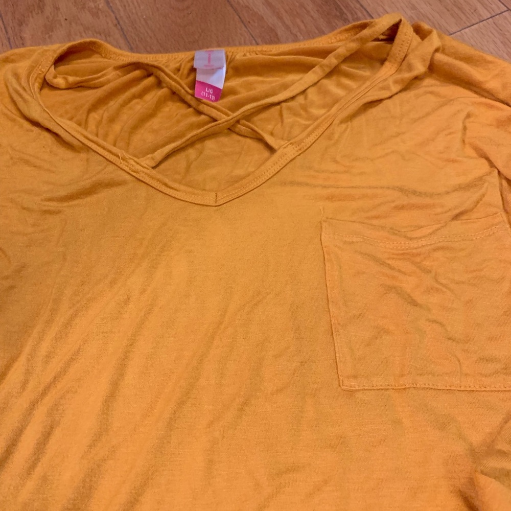 yellow long sleeve